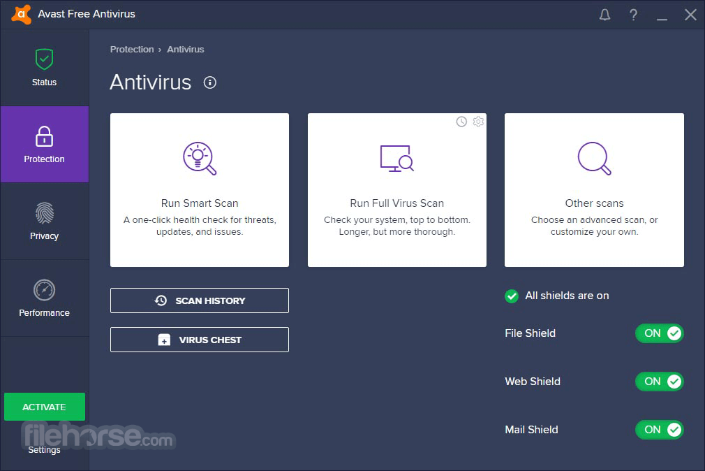 Avast Free Antivirus Screenshot 2