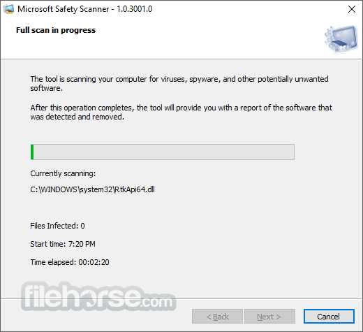 Microsoft Safety Scanner 1.457.40.0 (64-bit) Screenshot 2