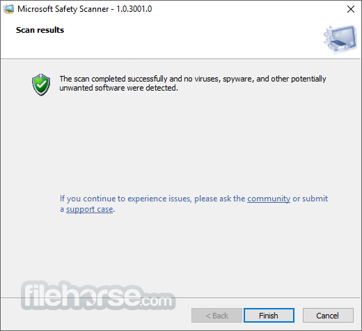 Microsoft Safety Scanner 1.457.40.0 (64-bit) Screenshot 3