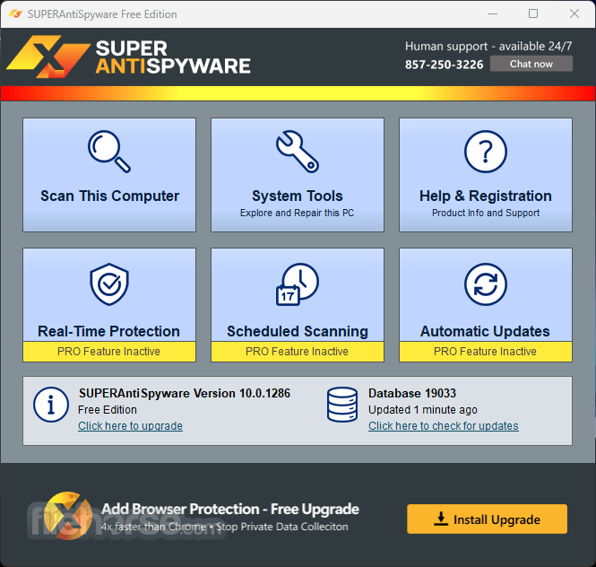 SuperAntiSpyware Pro X Screenshot 1