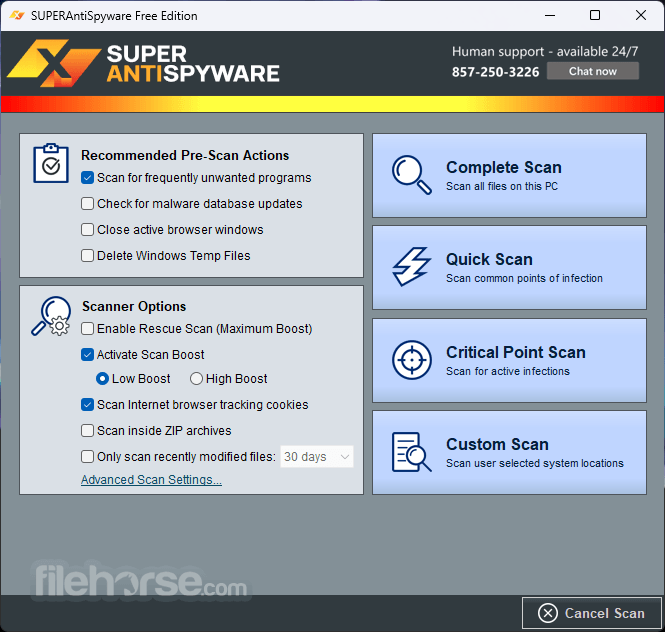 SuperAntiSpyware Pro X Screenshot 2