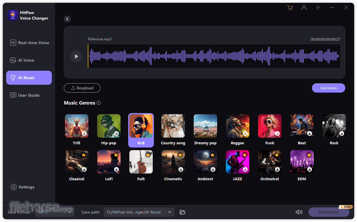 HitPaw VoicePea Voice Changer Screenshot 4
