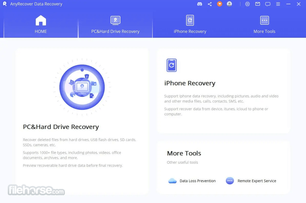 AnyRecover Screenshot 1