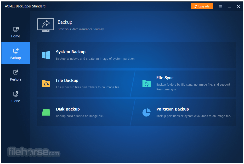 AOMEI Backupper Standard 8.4.0 Screenshot 2