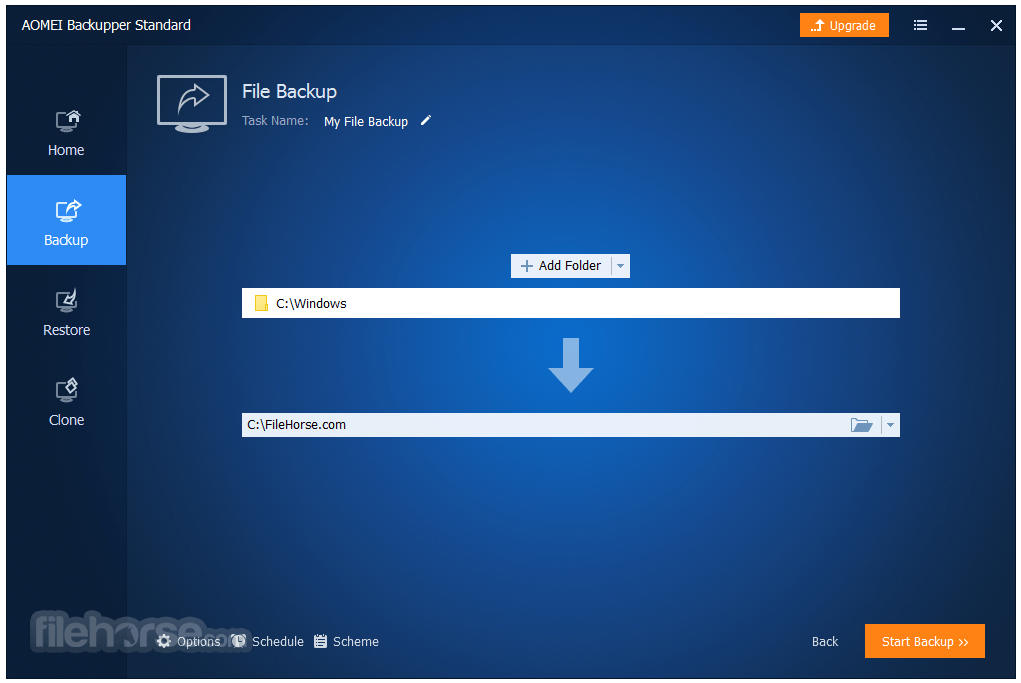 AOMEI Backupper Standard 8.4.0 Screenshot 3