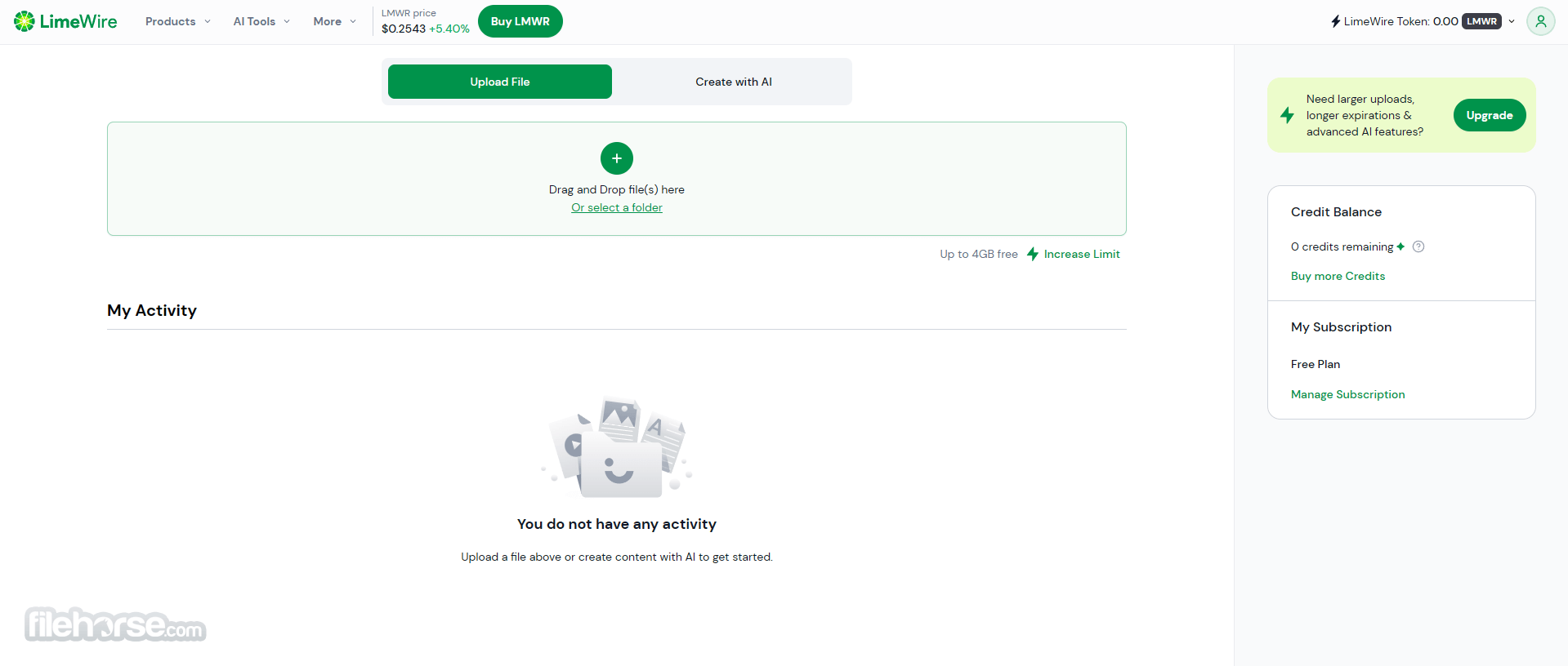 LimeWire Screenshot 1