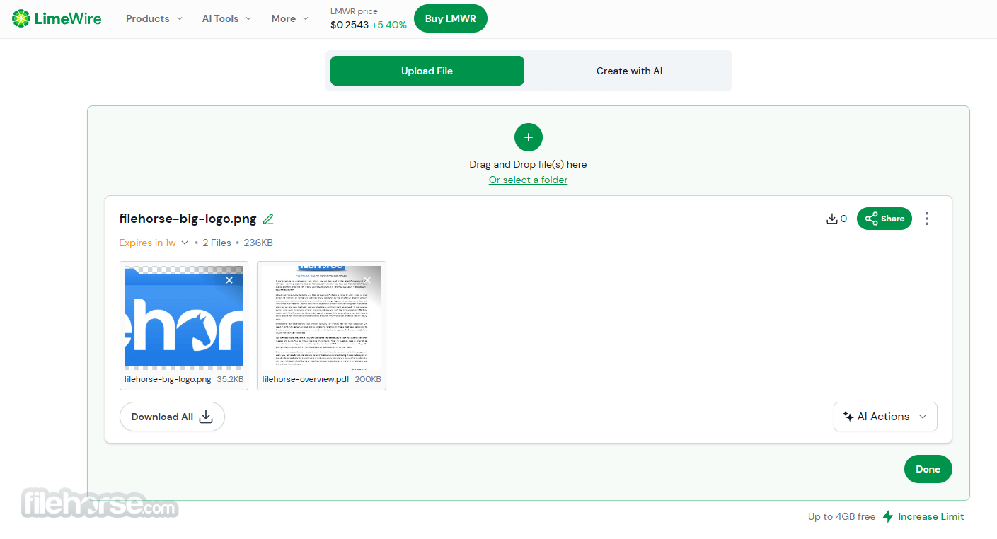 LimeWire Screenshot 2