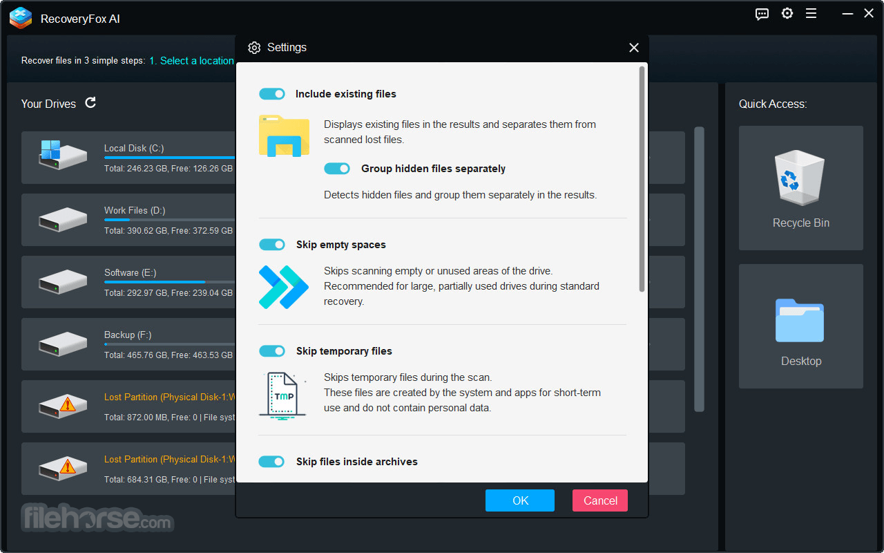 RecoveryFox AI Screenshot 1