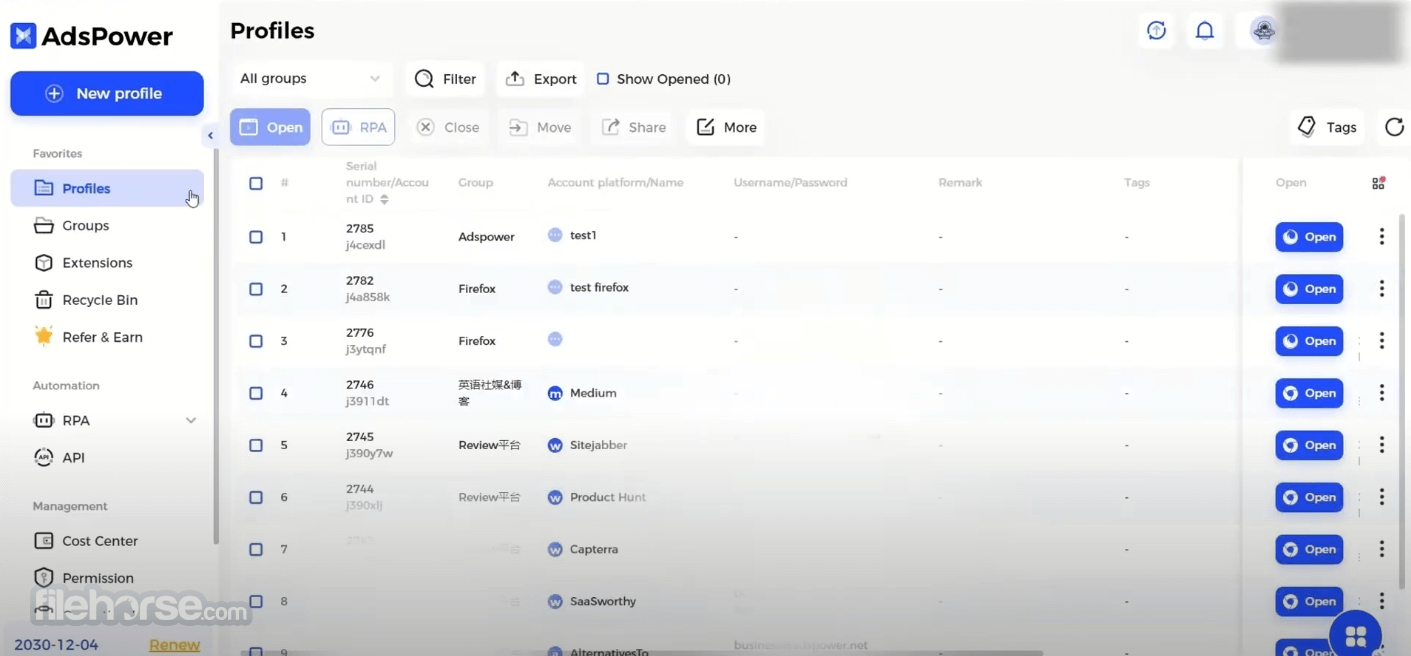 AdsPower Screenshot 1