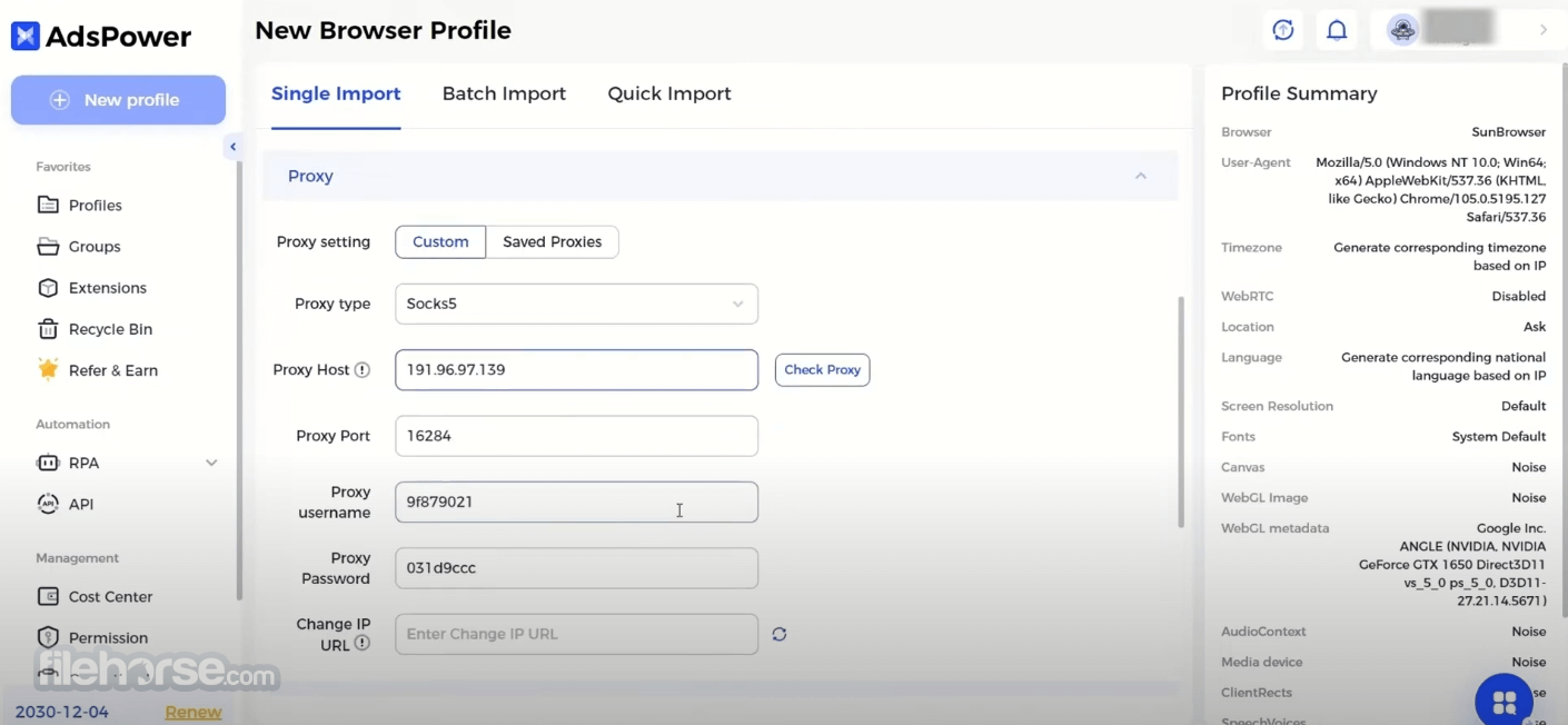 AdsPower Screenshot 3