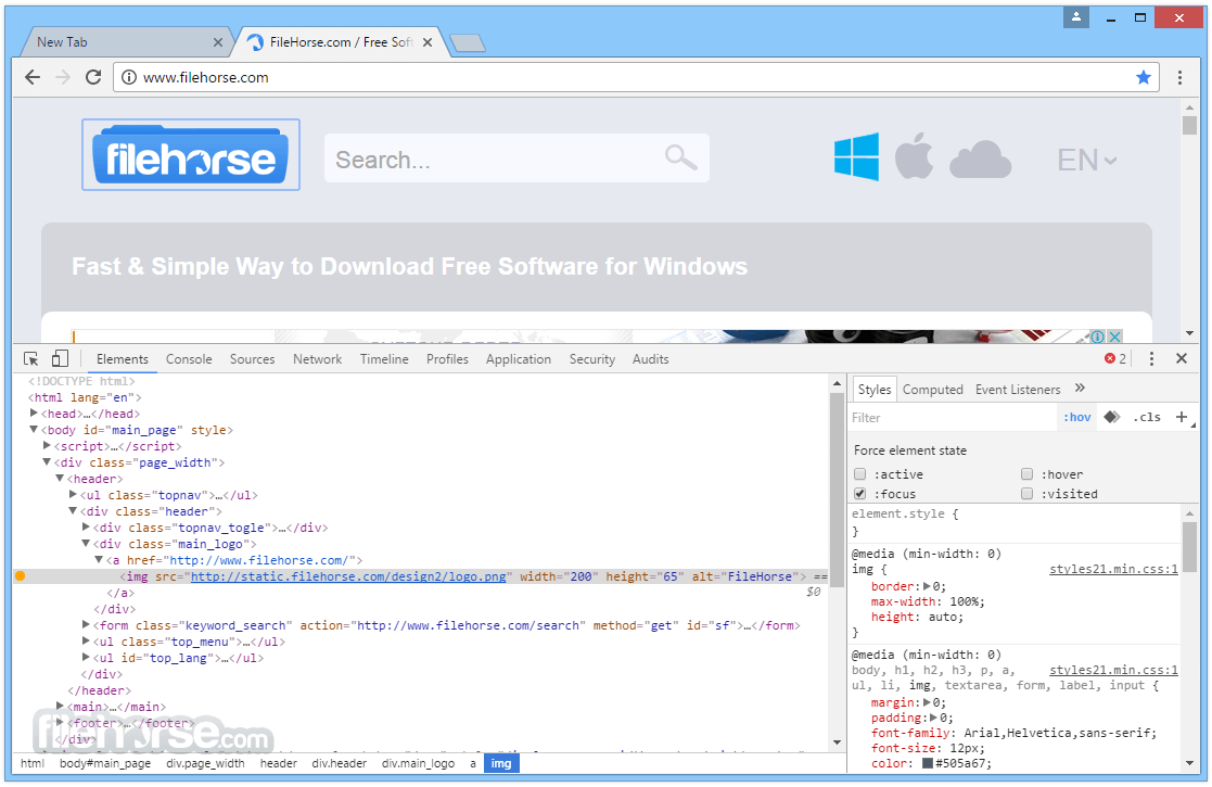 Chromium Screenshot 3