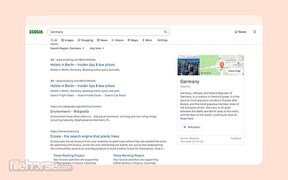 Ecosia for Chrome Screenshot 4