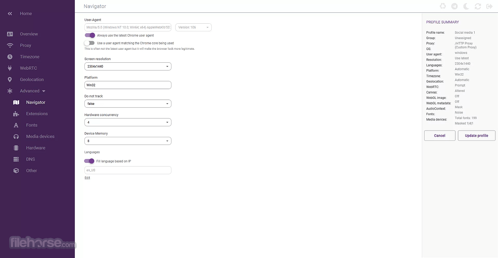 Incogniton Screenshot 4