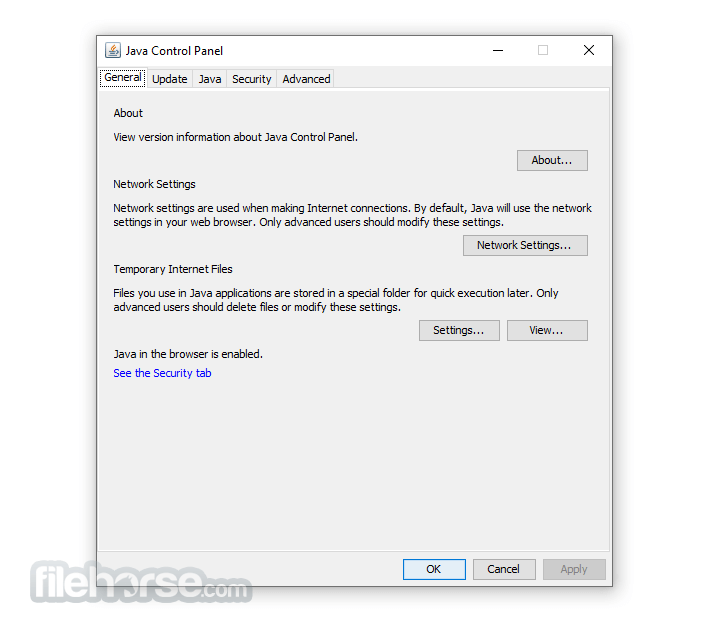 Java Runtime Environment (64-bit) Screenshot 1