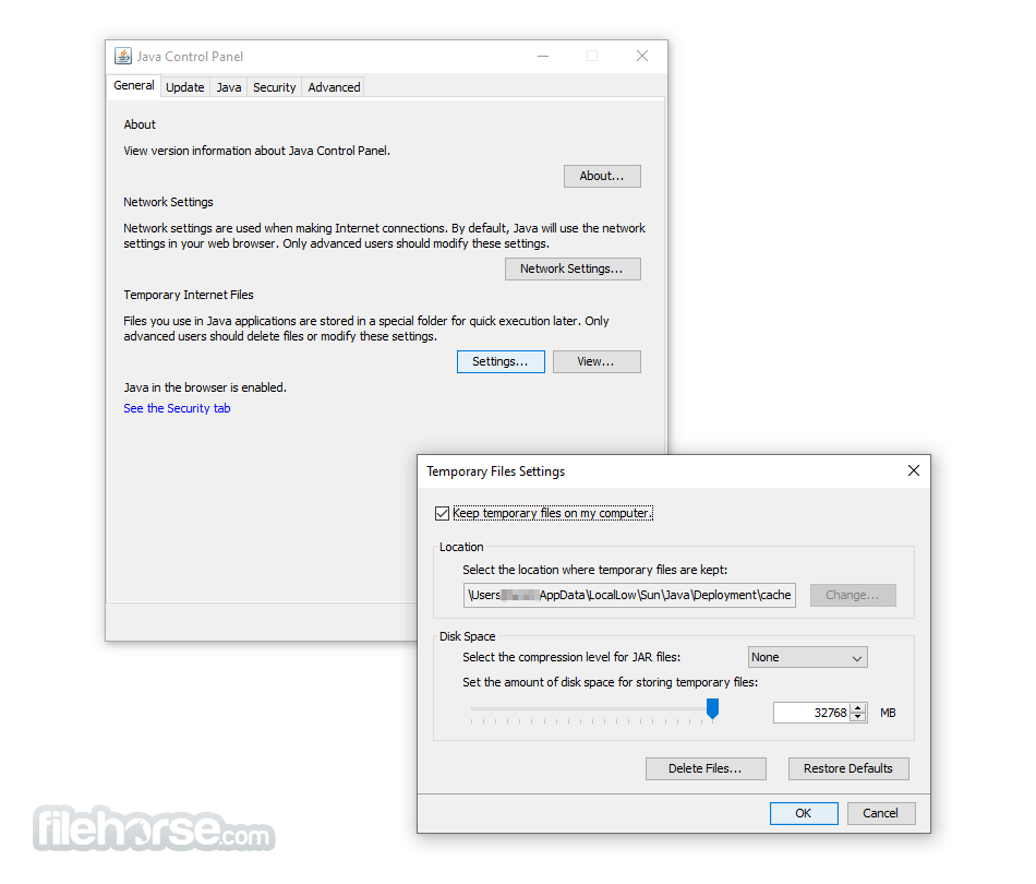 Java JRE 8 Update 501 (64-bit) Screenshot 2