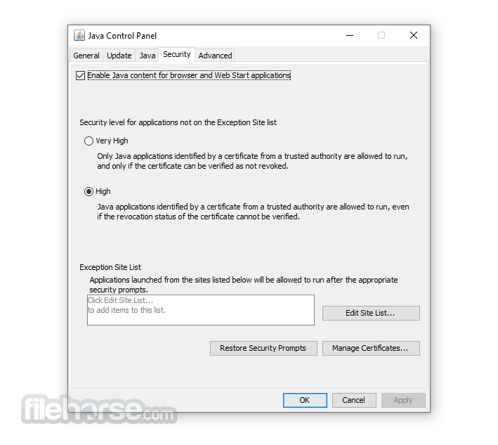 Java JRE 8 Update 501 (64-bit) Screenshot 4