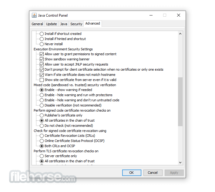 Java JRE 8 Update 501 (64-bit) Screenshot 5