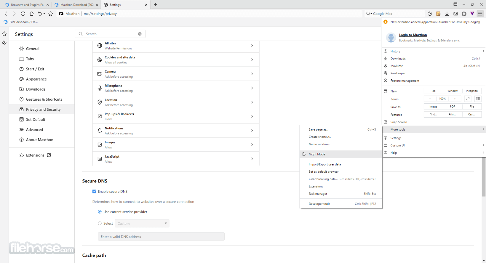 Maxthon 7.5.2.9400 Screenshot 5