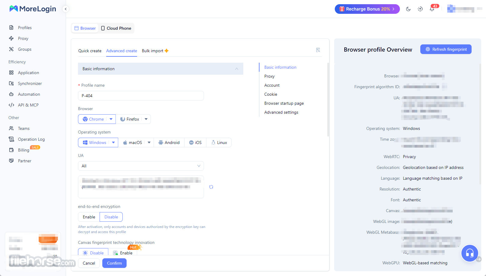 MoreLogin Screenshot 1