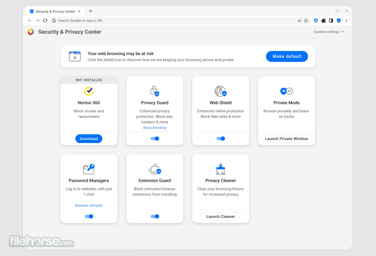 Norton Private Browser Screenshot 3