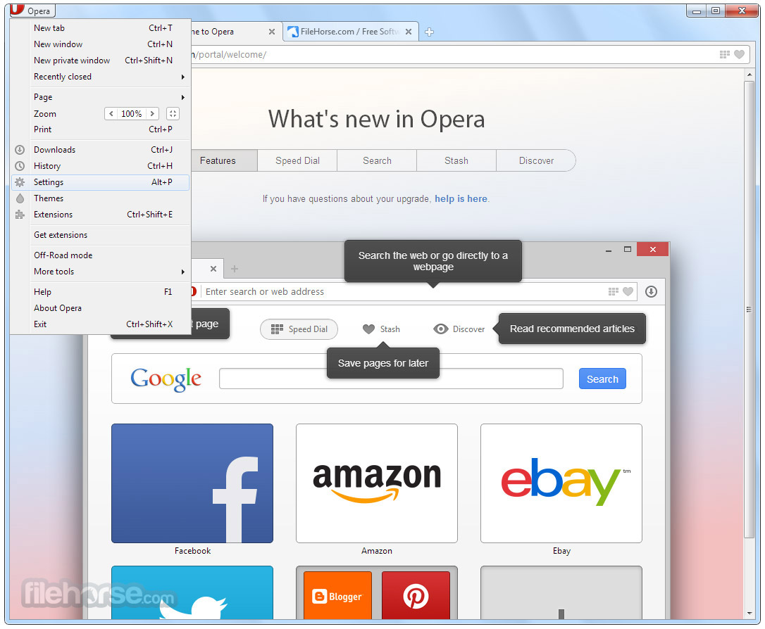 Opera Portable 133.0.5932.60 Screenshot 3