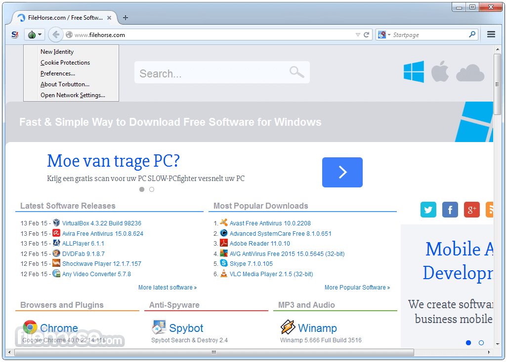 Tor Browser 15.0.19 Screenshot 3
