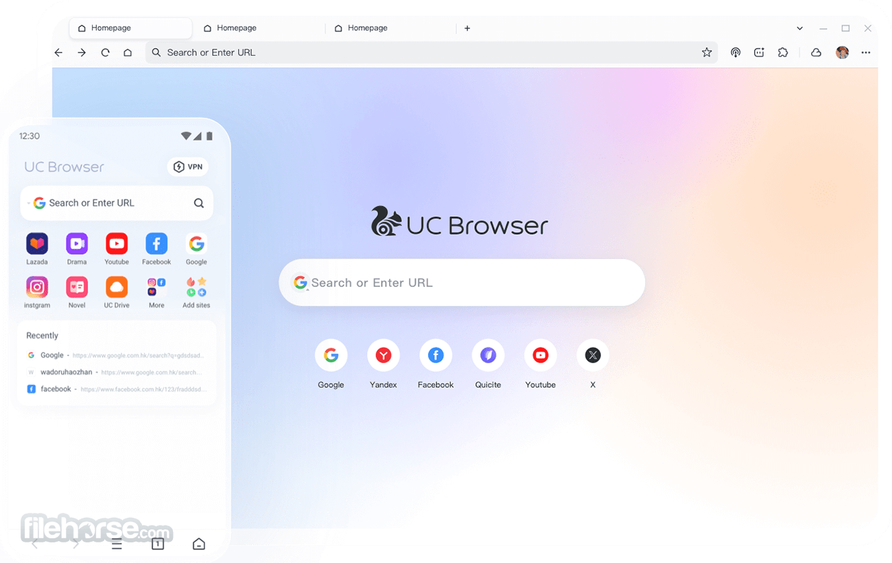 UC Browser for Desktop Screenshot 1