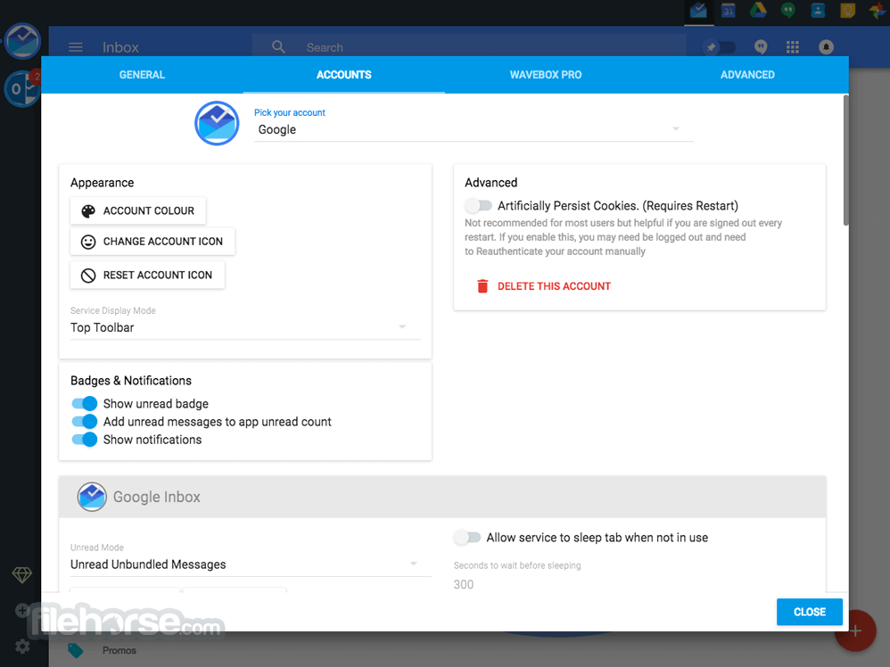 Wavebox 151.2.148.2 Screenshot 3