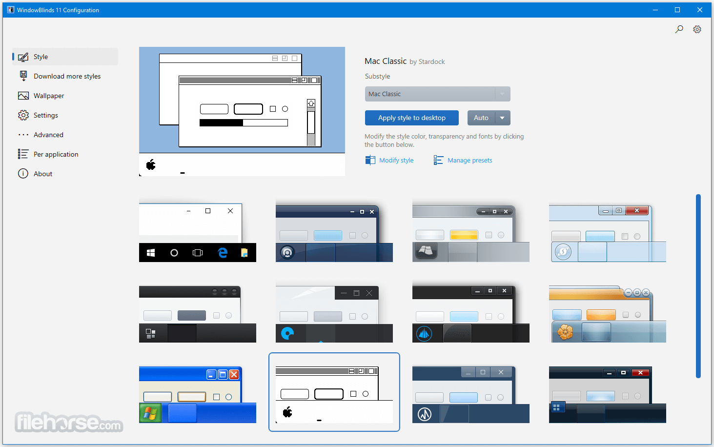 WindowBlinds Screenshot 1