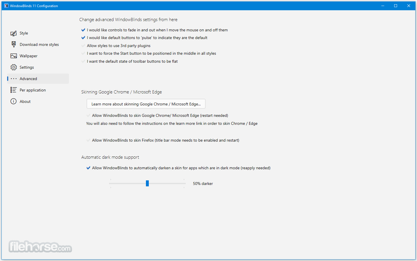 WindowBlinds 11.0.7 Screenshot 5