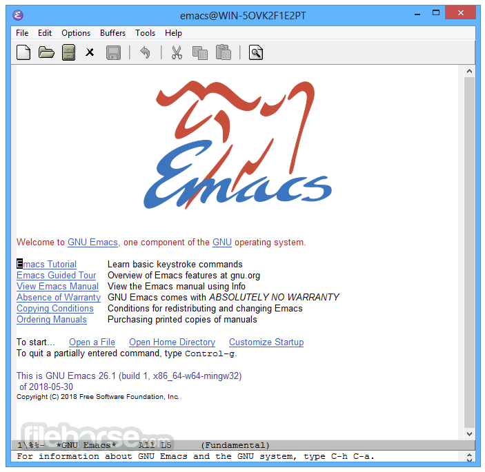 Emacs Screenshot 1