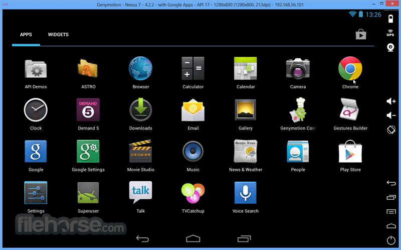 Genymotion 3.10.0 Screenshot 1