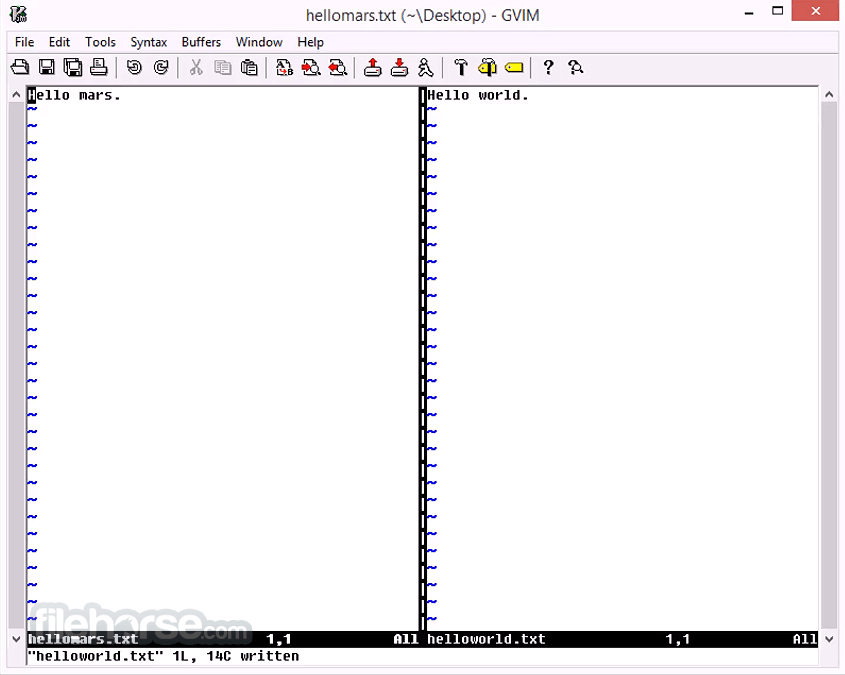 Vim 9.2.0920 Screenshot 2