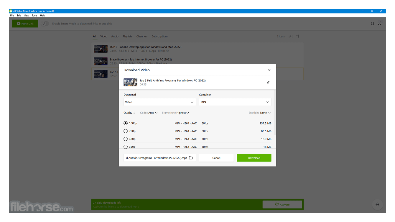4K Video Downloader+ (64-bit) Screenshot 2