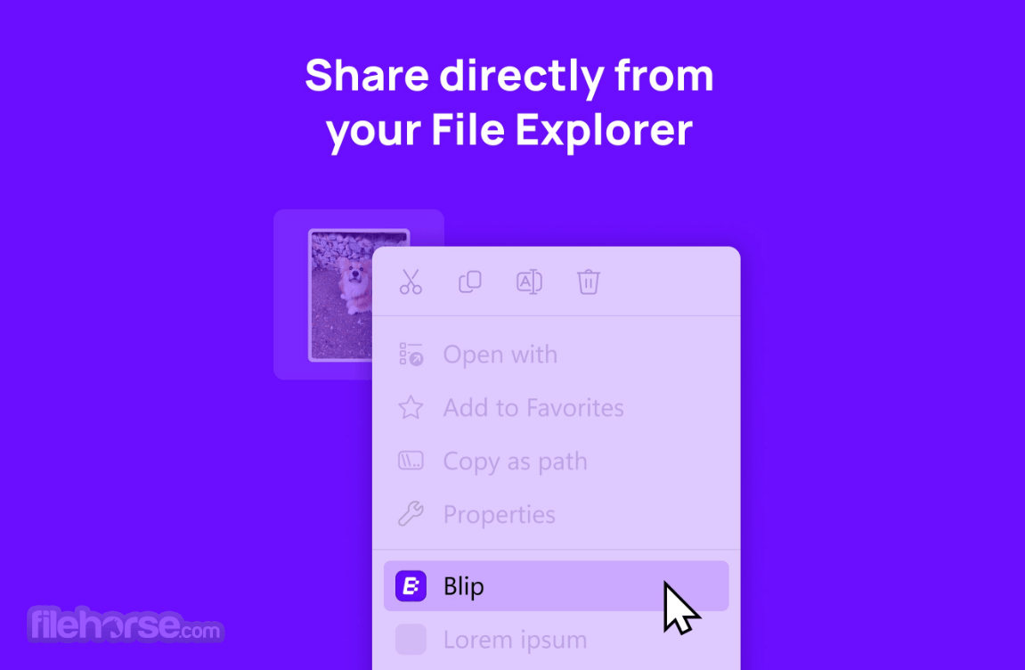 Blip (File Transfer) Screenshot 3
