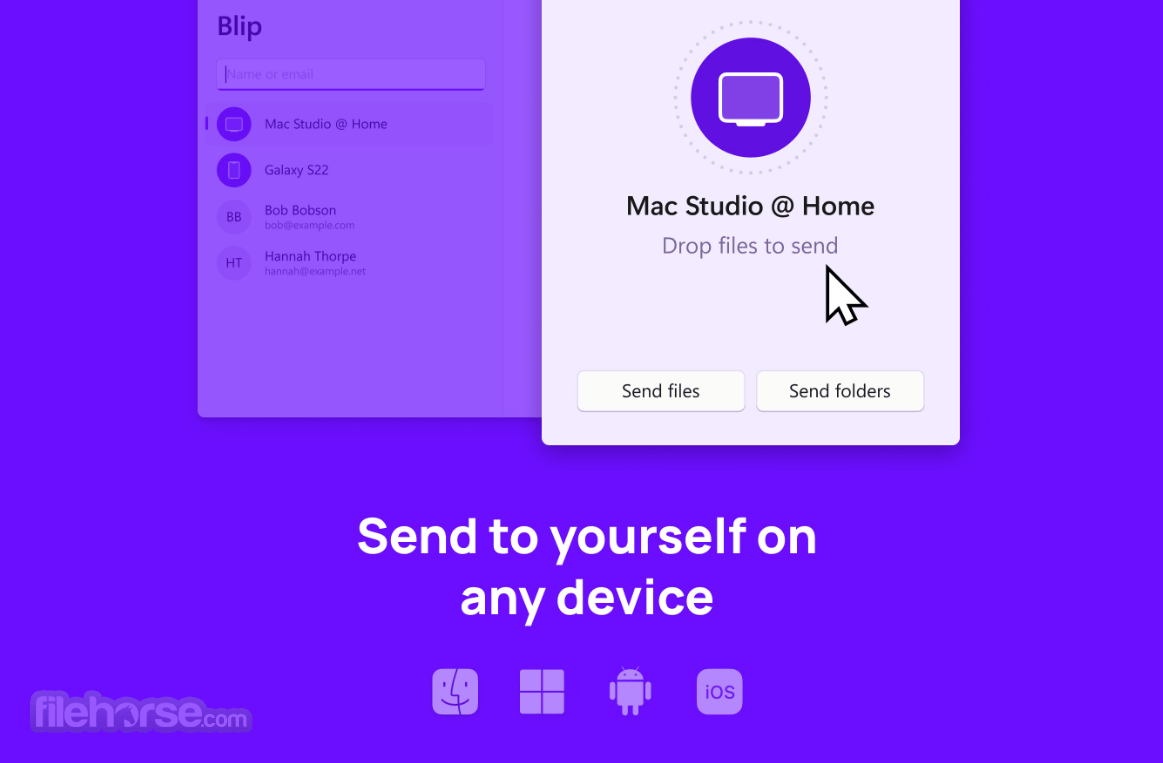 Blip (File Transfer) Screenshot 4
