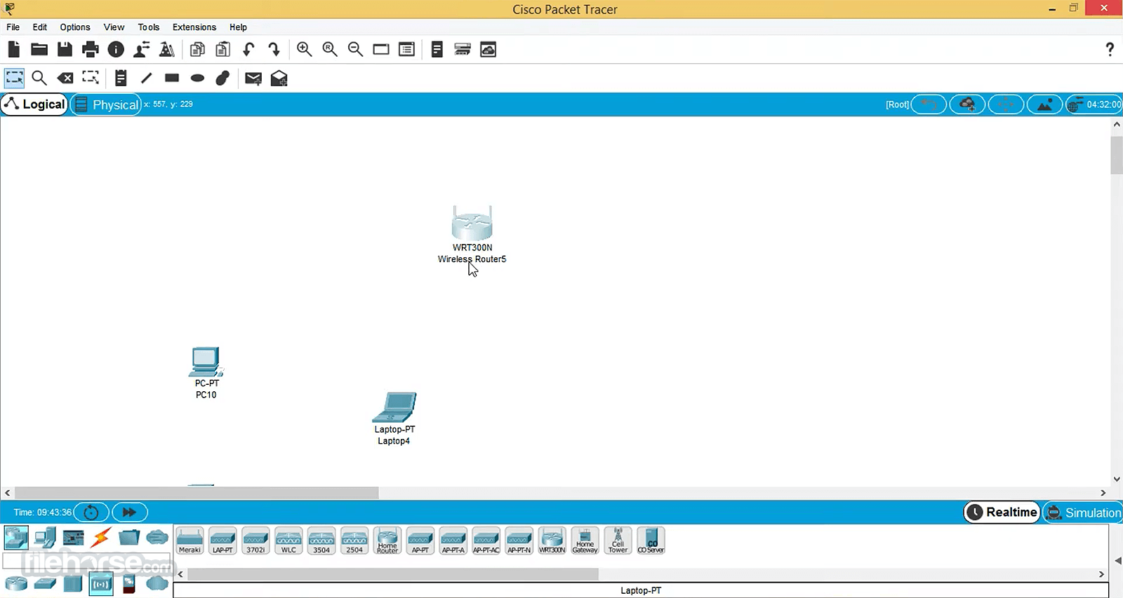 Cisco Packet Tracer (64-bit) Screenshot 1