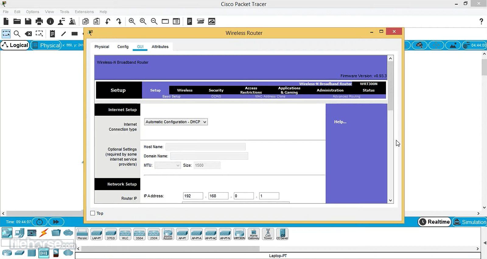 Cisco Packet Tracer (64-bit) Screenshot 3