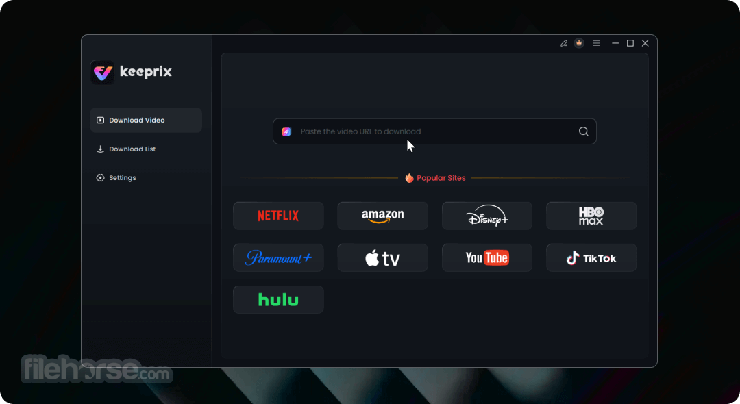 Keeprix Downloader Screenshot 1