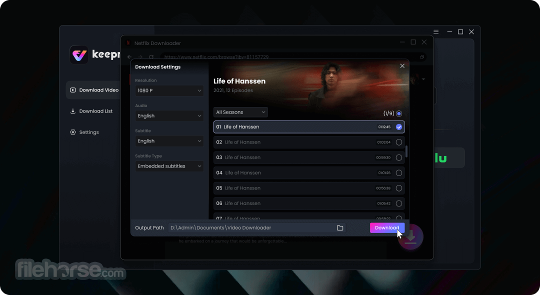 Keeprix Downloader Screenshot 3