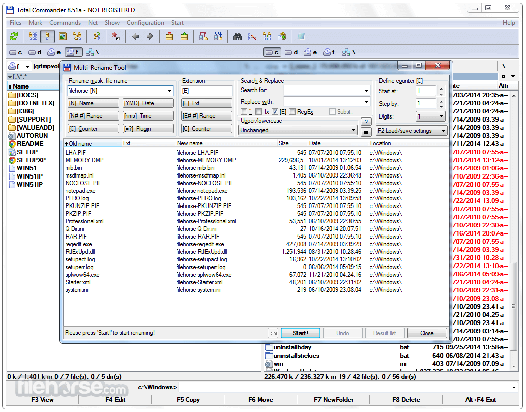 Total Commander 11.58 (64-bit) Screenshot 2
