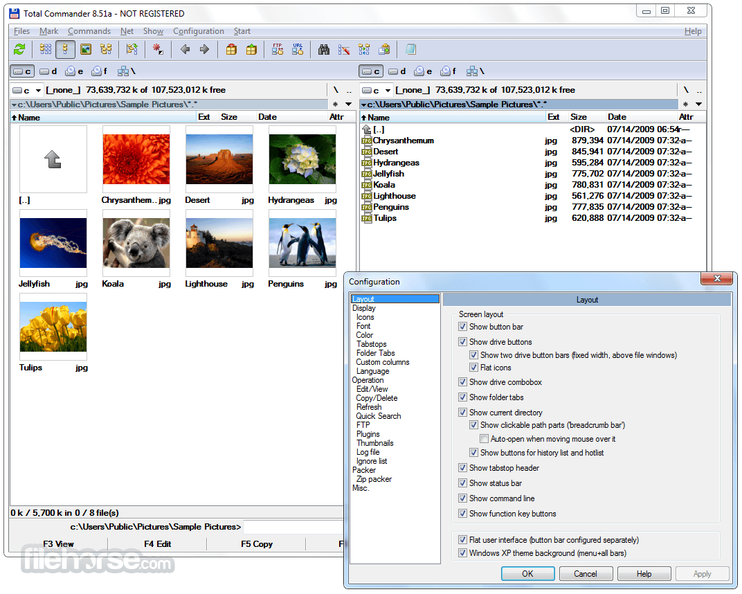 Total Commander 11.58 (64-bit) Screenshot 5