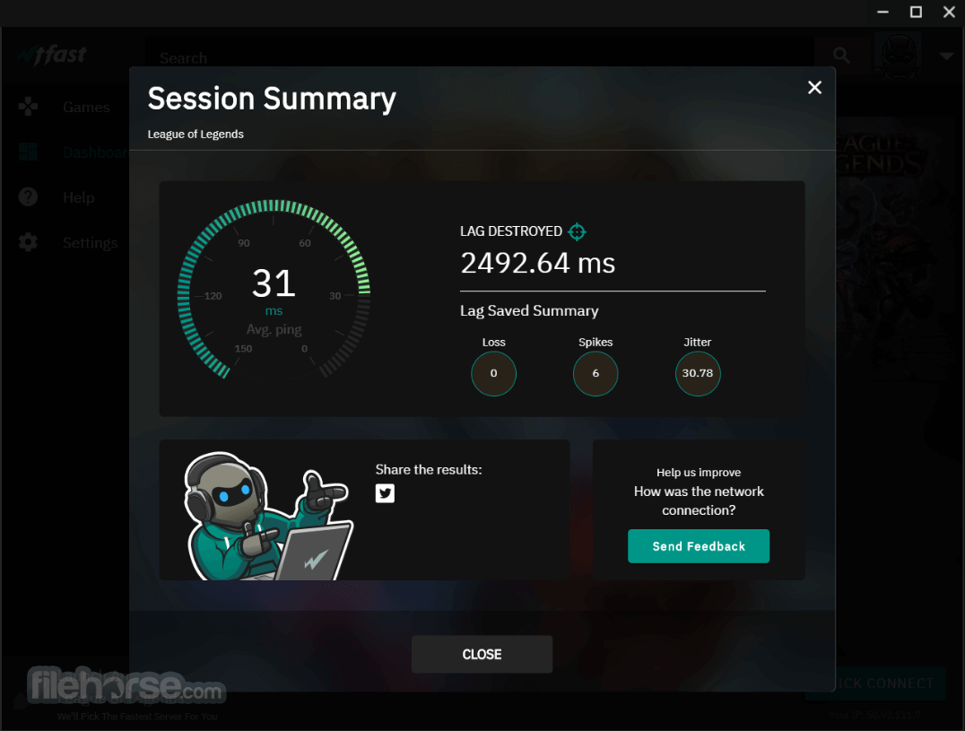 WTFast Screenshot 2