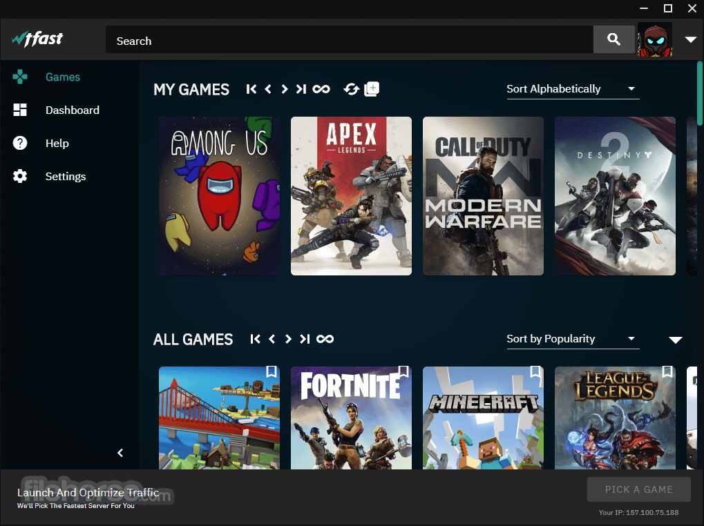 WTFast Screenshot 3