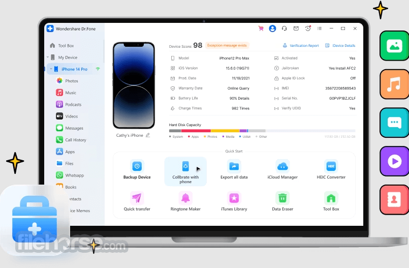Dr.Fone Full Toolkit Screenshot 1
