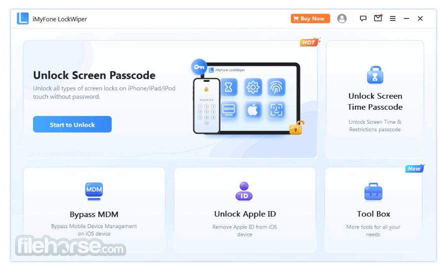 iMyFone LockWiper (iOS) Screenshot 1
