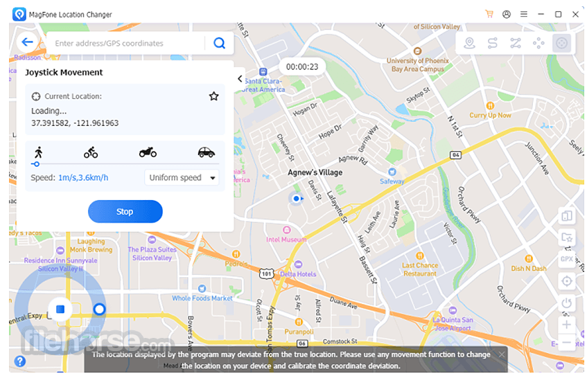 MagFone Location Changer Screenshot 4