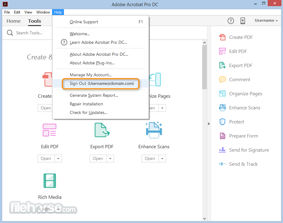 Adobe Acrobat Pro Screenshot 1