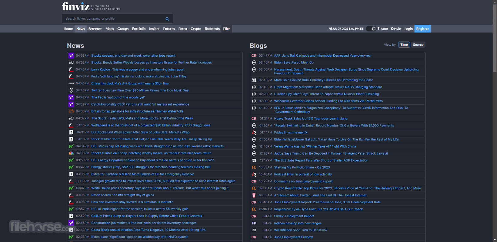 FINVIZ - Stock Screener Screenshot 2