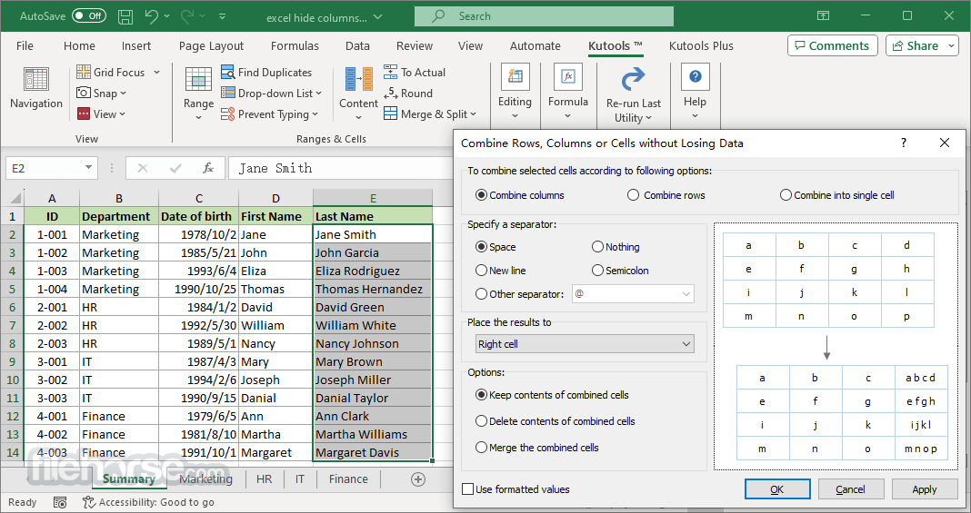 Kutools for Excel Screenshot 4